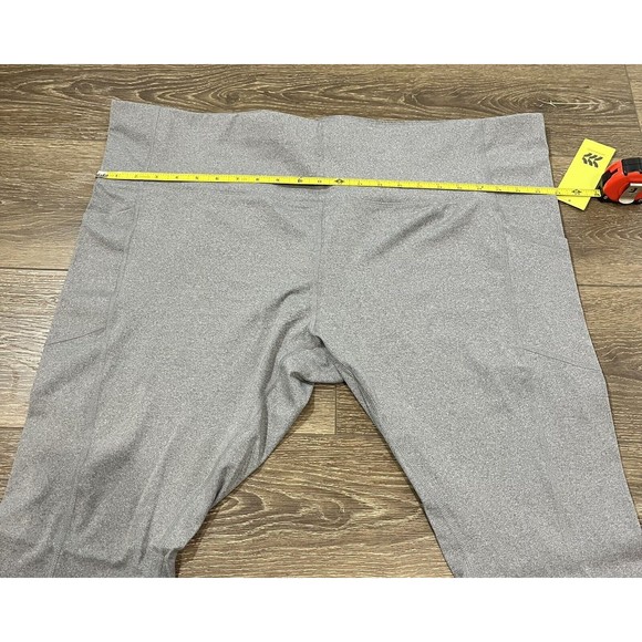 All in Motion Plus Size Sculpted High-Rise 7/8 Leggings 24" Charcoal gray 3x 122 - Picture 8 of 10